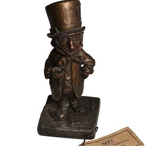 Alice in Wonderland Mad Hatter Statue Figurine by Bruce Britton Table Home Art